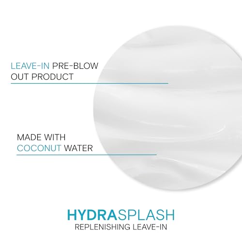 Joico HydraSplash Replenishing Leave-In | For Fine, Medium, Dry Hair | Boost Shine & Softness | Tame Frizz & Hydrate | With Sea Kelp & Coconut Water | 3.38 Fl Oz