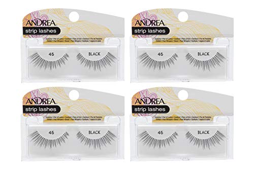 Andrea False Lashes Style 45 - Black 4 pairs