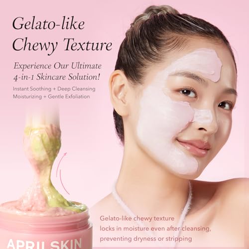 APRILSKIN Pink Aloe Trouble Soothing Duo: Pink Aloe Facial Polish Cleanser and Vita Toner