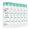 Suave Calming Relief Hand & Body Lotion for Women With Prebiotics For Sensitive Skin, Fragrance & Allergen Free, Helps Restore Skin's Moisture Barrier, 18 FL OZ, 6 Pack