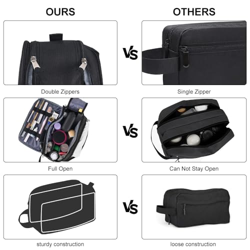 Waterproof Travel Toiletry Bag for Men - Dopp Kit Organizer