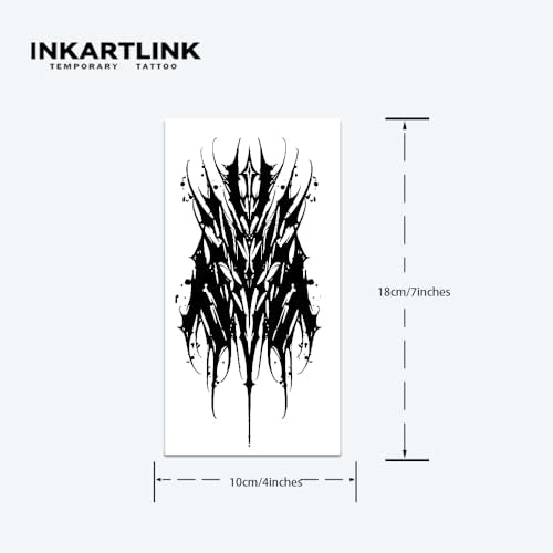 INKARTLINK Semi-Permanent Tattoos - 2 Sheets, 1-2 Week Wear