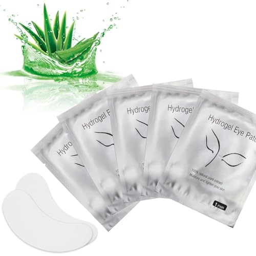 Hydrogel Eye Pads for Lash Extensions, 100 Pairs Lint-Free