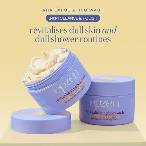 AHA Exfoliating Body Wash 2-in-1 Cleanse & Polish - 200mL