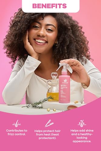 Where's the Frizz 3-in-1 Hair Mist - Heat Protectant & Anti-Frizz Spray