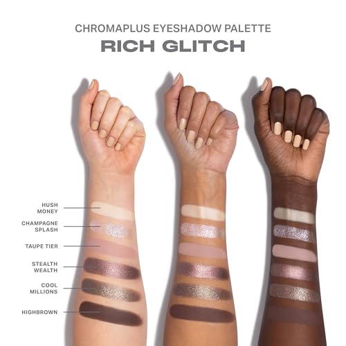 Morphe ChromaPlus 6-Pan Eyeshadow Palette - High Pigment Neutral Shades