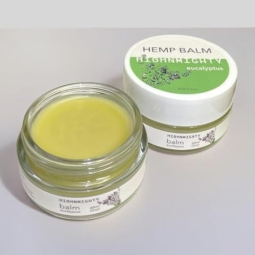 Maximum Strength Hemp Balm Salve | Relaxing, Natural, Fast-Acting Topical Cream for Muscle Joint Back Knee Shoulder Neck Elbow Hand Foot Relief, 60ml (2oz) (Eucalyptus)