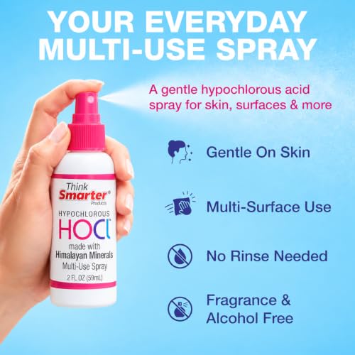 Think Smarter Hypochlorous Acid All-Purpose Cleaner Spray - 2 Fl Oz Travel Size