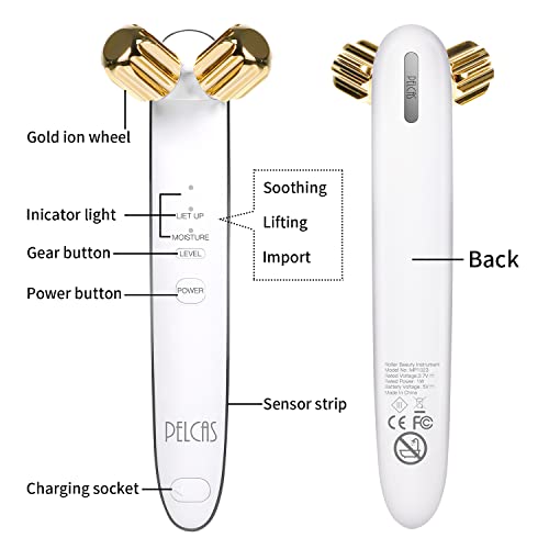 Cordless 3D Electric Roller Massager for Face, Neck & Body