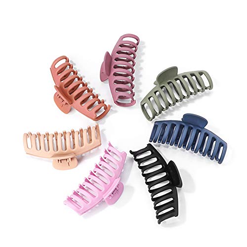 2 Pack Large Hair Claw Clips 4 Inch Nonslip Strong Hold