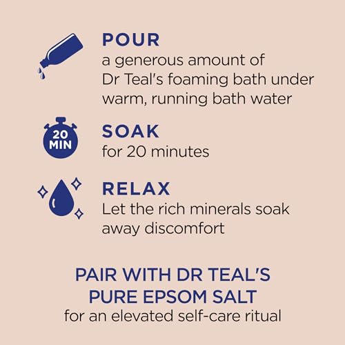 Epsom Salt Foaming Bath with Shea Butter & Almond Oil, 62.5 fl oz