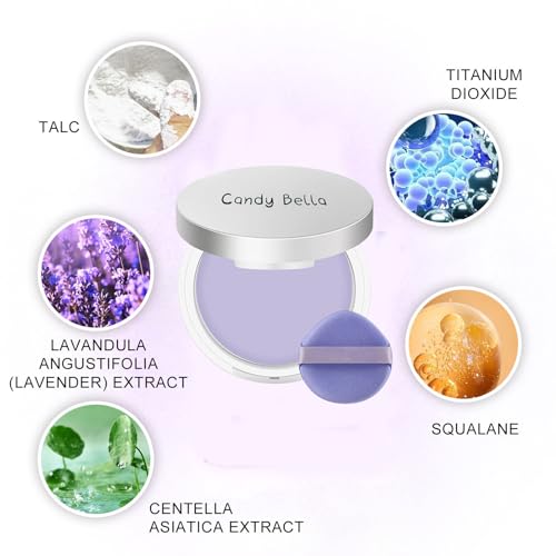 Matte Setting Powder with Puff - Oil Control Face Powder