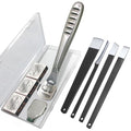 Callus Shaver & Pedicure Tool Kit - 36 Piece Stainless Steel Foot File Set