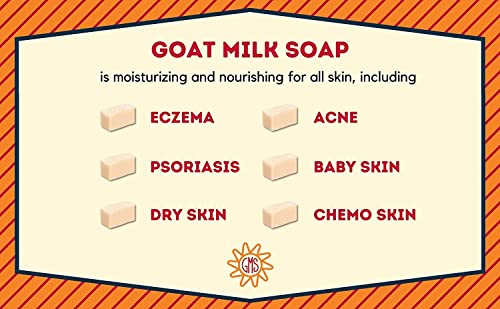 Goat Milk Stuff Goat Milk Soap - TEA TREE | Natural Soap Bars For Women and Men, Face Soap for acne - Handmade (Box of 4)