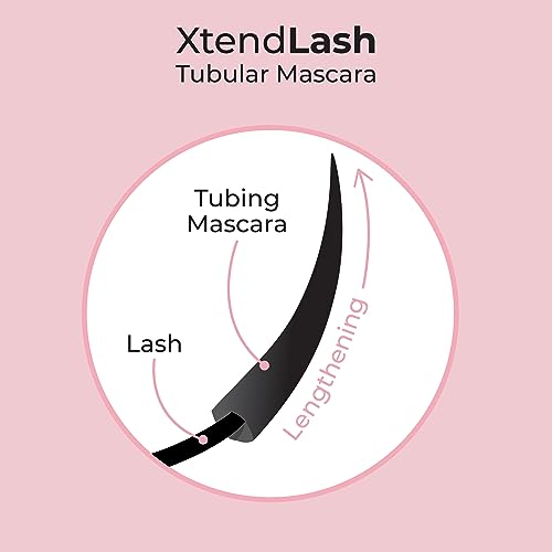 MCoBeauty XtendLash Lengthening Tubular Mascara, Volumizing & Lengthening for Dramatic Lashes, Vegan, Cruelty Free Cosmetics