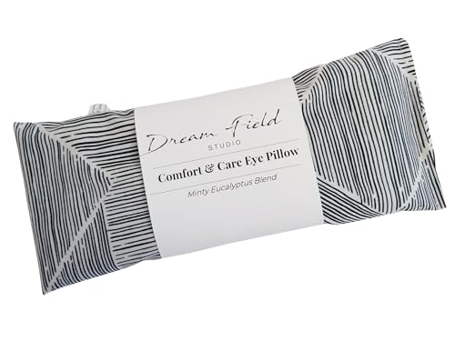 Mint Eucalyptus Weighted Eye Pillow with Flaxseed Fill