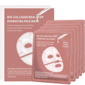 5 Pack Bio-Collagen Face Mask, Collagen Face Mask Overnight, Hydrating Hydrogel Facial, Deeply Hydrates, Minimizes Pores, And Enhances Elasticity