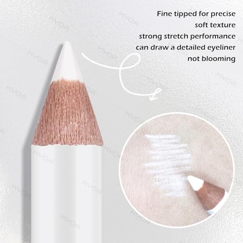 Ownest White Eyeliner Pencil Set - 12 Waterproof Eye Liners