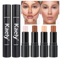 Kaely 4-Color Cream Contour Stick Kit - Waterproof Highlighter Bronzer