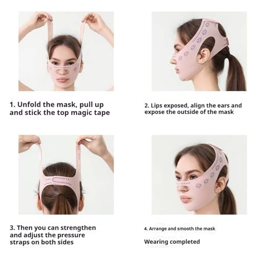 V Line Lifting Chin Strap - Double Chin Reducer & Jawline Shaper