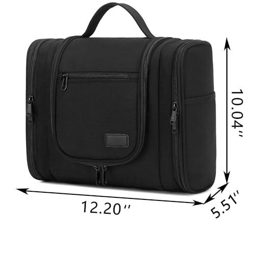 Hanging Travel Toiletry Bag with Metal Hook - 11L