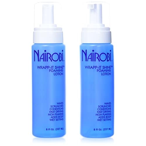 Nairobi Wrapp-it Shine Foaming Lotion, 2 Count