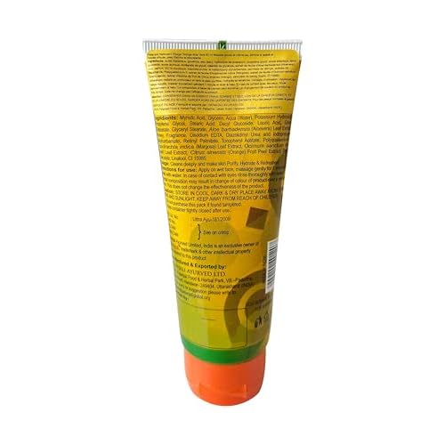 Patanjali Face Wash - Orange And Aloevera, 60g / 2.02 fl oz - (Pack of 3)