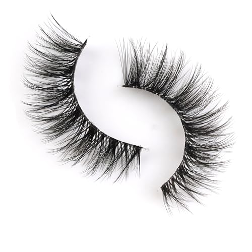 3D Faux Mink Lashes 15mm C Curl - 7 Pairs Reusable False Eyelashes