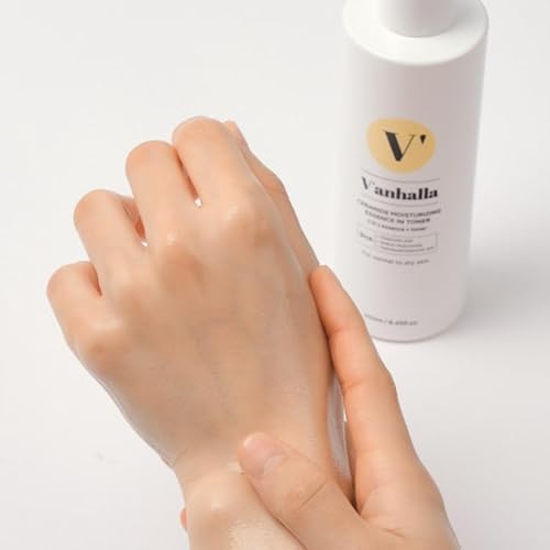 V¡¯anhalla Ceramide Moisturizing Essence in Toner 8.45fl.oz. | Vegan, Deep moisturizing, Instant Glow, Gentle exfoliating. Facial Toner with Ceramide NP, 3 types Hyaluronic acids, Panthenol