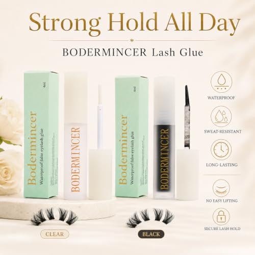 Waterproof Lash Glue for Cluster & Strip Lashes 4ml