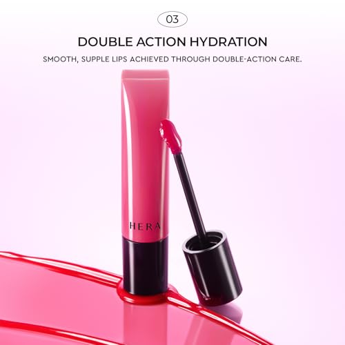 HERA Sensual Tinted Shine Lip Serum #370 Redwood - 12-Hour Hydrating Stain