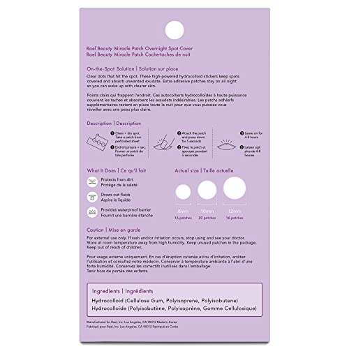 Rael Hydrocolloid Acne Patch Bundle - XL & Overnight Spot Cover