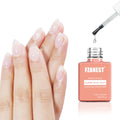 FZANEST Clear Rubber Base Builder Gel - HEMA-Free Nail Strengthener Coat