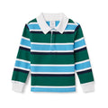 Boys' Long Sleeve Rugby Polo Shirt - Comfortable & Durable