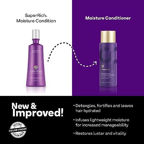 Colorproof Moisture Conditioner 8.5oz - For Dry Color-Treated Hair, Hydrates & Repairs, Sulfate-Free, Vegan