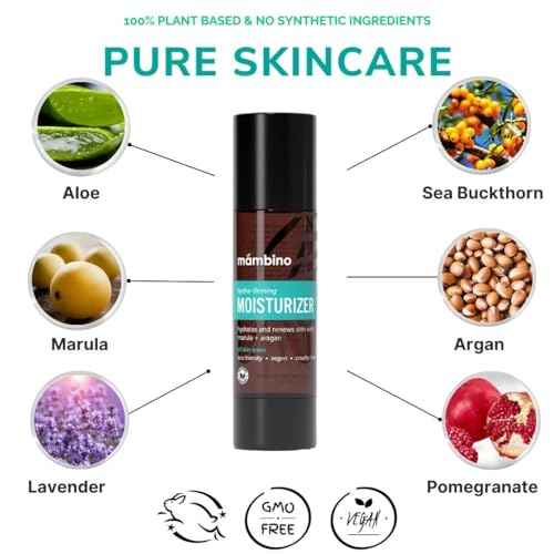 Mambino Organics Hydra-Firming Moisturizer ? Vegan, Face Cream with Moroccan Aragan, Namibian Marula & Sri Lankan Coconut ? Hydrating for Radiant Skin ? Cruelty-Free Skin Care, 3-Pack 1.7 fl oz