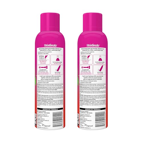 Raspberry Rain Shave Gel for Women - Moisturizing, Soothing, 9.5oz Duo