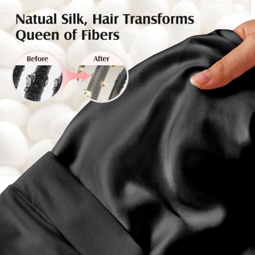 YFONG Mulberry Silk Sleeping Bonnet for Men & Women