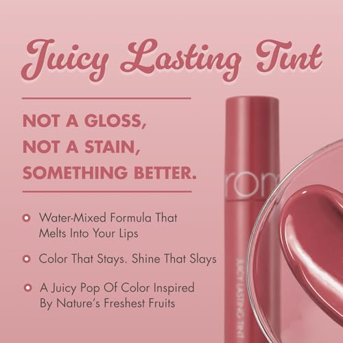 rom&nd Juicy Lasting Tint #18 Mulled Peach - K-Beauty Lip Stain