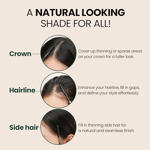 Gray Hair Tint Brush - Instant Root Touch Up, Washable