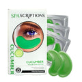 SpaScriptions Hydrogel Cucumber Under Eye Patches, 4 Pairs