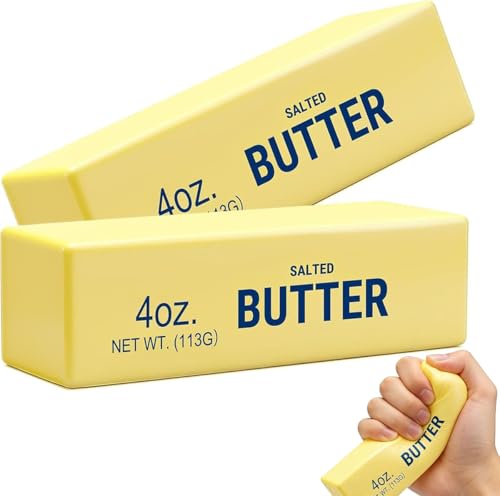 2pcs Soft Butter Squishy Stress Relief Toys - Slow Rising Fidget