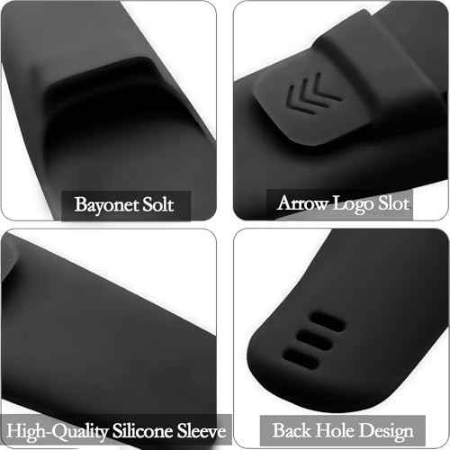 LinMei Silicone Razor Travel Case Compatible with Gillette, Parker, Merkur Razor (Black+Cleaning Brush)