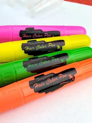 Glow Party Hair Chalk – UV Fluorescent Temporary Color