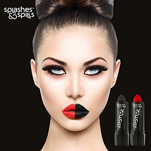 Vivid Black & Red Lipstick 2-Pack - Matte Finish