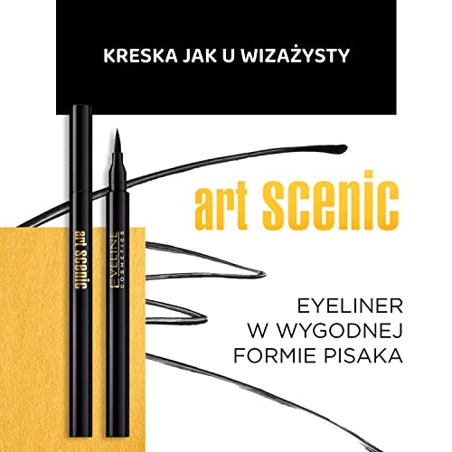 Eveline Art Make-Up Black Eyeliner Pen - 24H Wear