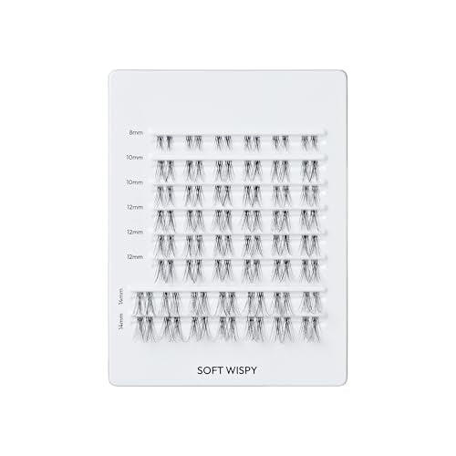 Falscara Soft Wispy Lash Clusters 8mm-14mm - 50 Reusable