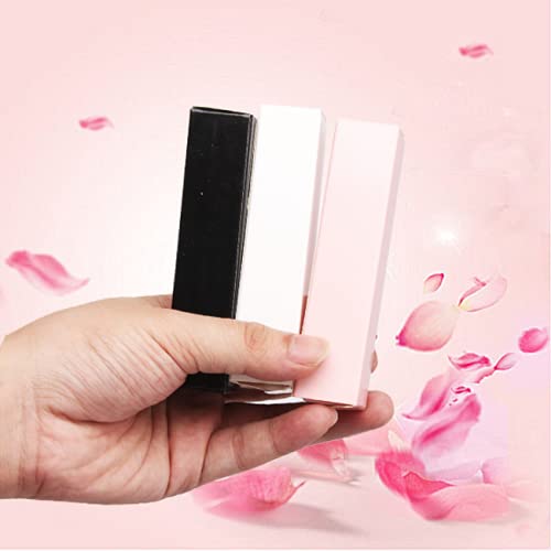 50 White Lip Gloss Boxes 21x21x121mm | Kraft Cosmetic Packaging