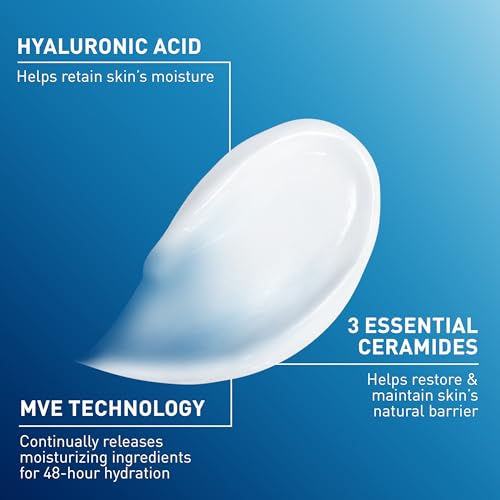 CeraVe Hydrating Cream for Dry Skin - Face & Body Moisturizer