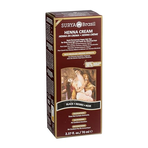 Surya Brasil Henna Cream Black Semi-Permanent Hair Color